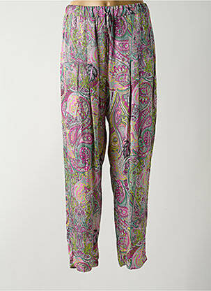 Pantalon droit taille élastique taille normale violet BRAND UNIQUE femme