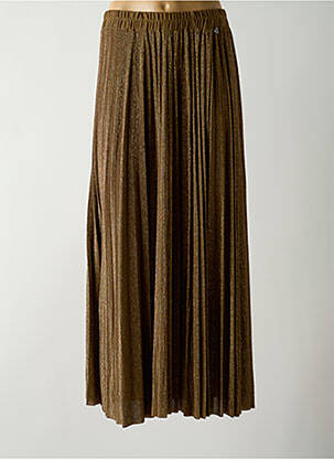 Jupe longue coupe fluide or DIXIE femme