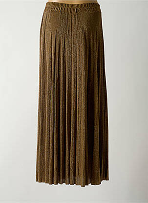Jupe longue coupe fluide or DIXIE femme