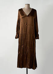 Robe longue marron DIXIE pour femme seconde vue