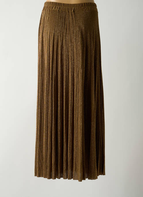 Jupe longue or DIXIE pour femme