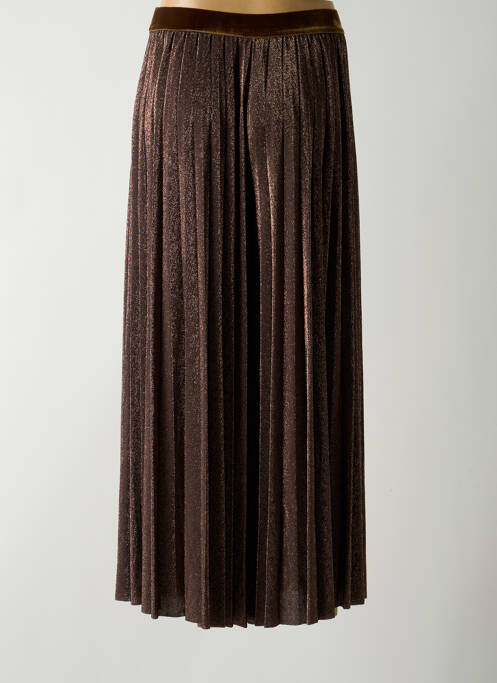 Jupe longue marron DIXIE pour femme