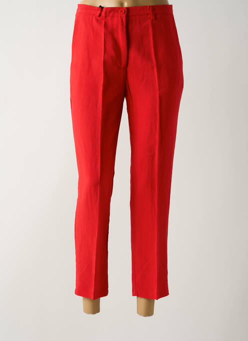 Pantalon 7/8 rouge VICOLO pour femme