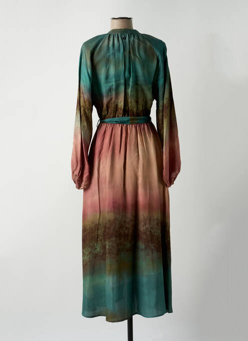 Robe longue vert DIXIE pour femme