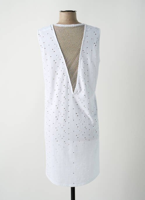 Robe mi-longue blanc BRAND UNIQUE pour femme