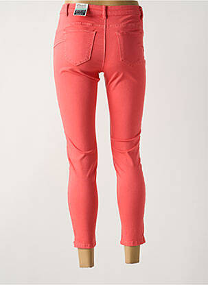 Pantacourt stretch taille normale rose ONADO femme