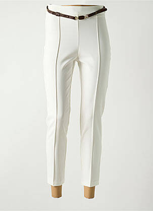 Pantalon 7/8 blanc RINASCIMENTO pour femme