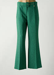 Pantalon droit vert DANIELA pour femme seconde vue