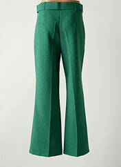 Pantalon droit vert DANIELA pour femme seconde vue