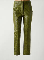 Pantalon slim vert DANIELA COOL pour femme seconde vue