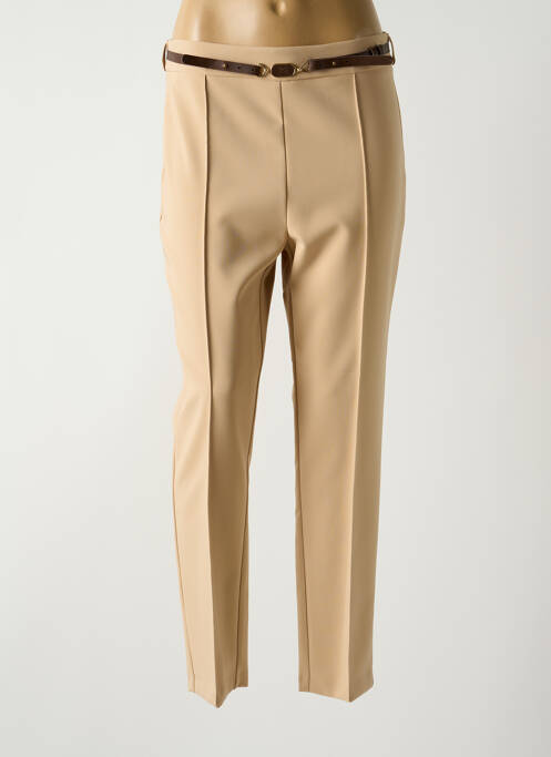 Pantalon 7/8 beige RINASCIMENTO pour femme