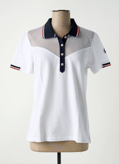 Polo blanc DELAHAYE pour femme