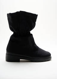 Bottines/boots matière lisse talon plat jusqu'à 3cm noir ROHDE femme