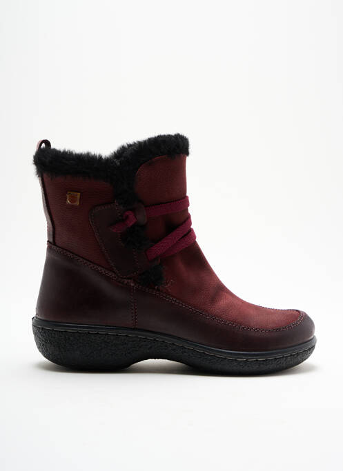 Bottines/Boots rouge LAURA AZAÑA pour femme