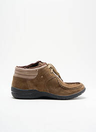 Bottines/boots matière lisse bout rond marron JOSEF SEIBEL homme