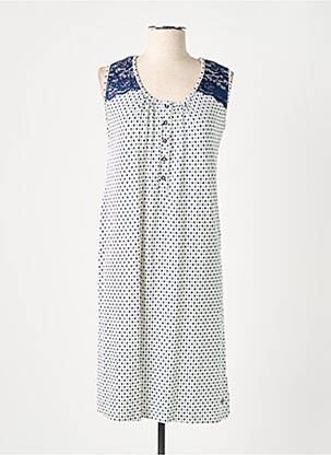Chemise de nuit stretch bleu PASTUNETTE femme