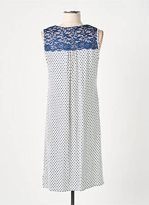 Chemise de nuit stretch bleu PASTUNETTE femme