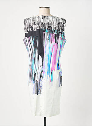 Robe mi-longue sans manche sans manche blanc GRIFFON femme