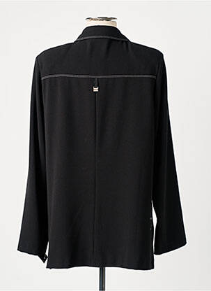 Veste casual epaulette noir GUY DUBOUIS femme