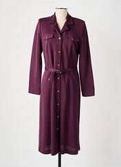 Robe mi-longue violet GUY DUBOUIS pour femme seconde vue