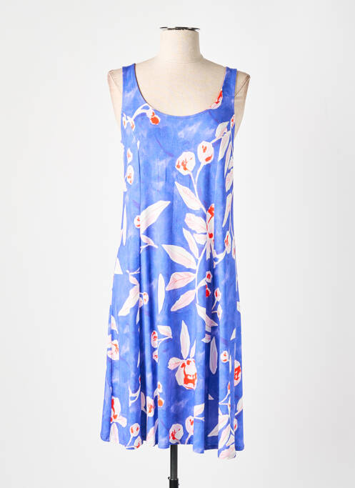 Nuisette/combinette col rond bleu BARANDI femme