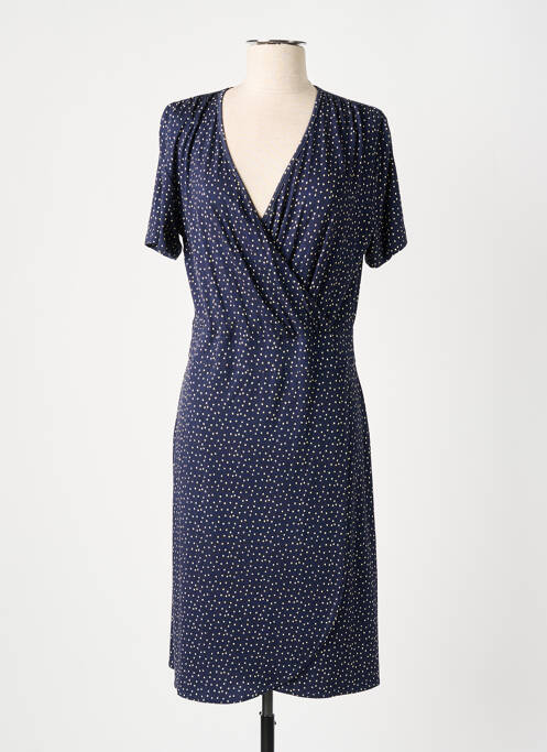 Robe mi-longue bleu GRIFFON pour femme