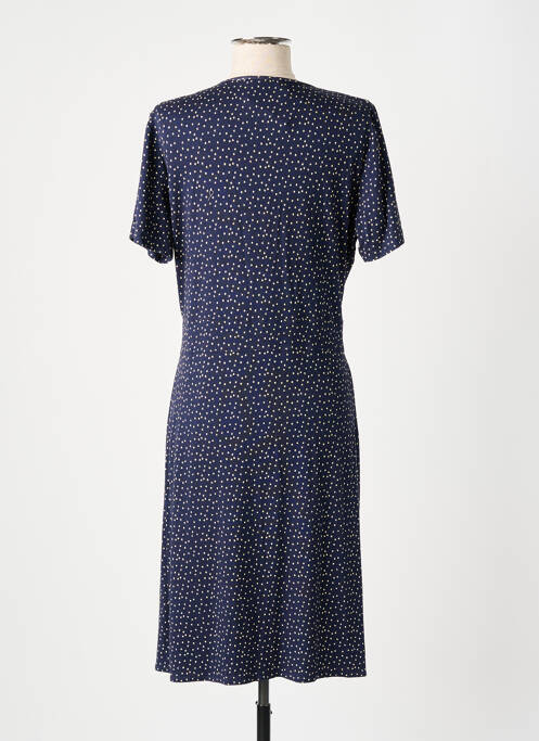 Robe mi-longue bleu GRIFFON pour femme