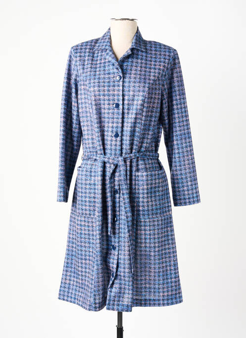 Robe mi-longue bleu GUY DUBOUIS pour femme