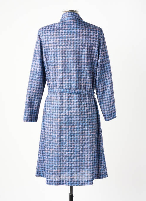 Robe mi-longue bleu GUY DUBOUIS pour femme