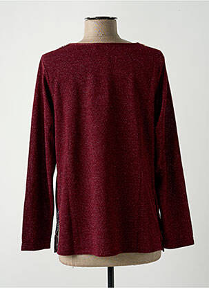 Tunique manches longues col rond rouge GRIFFON femme