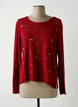 Pull rouge GUY DUBOUIS pour femme