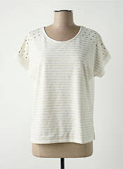 T-shirt blanc MERI & ESCA pour femme seconde vue