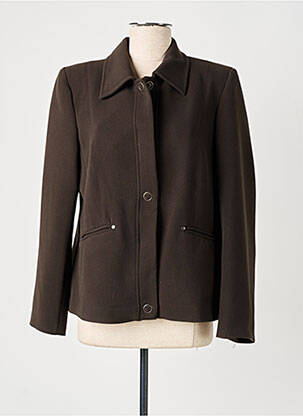 Veste casual epaulette marron COSTURA 40 femme