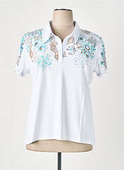 Polo blanc GRIFFON pour femme seconde vue