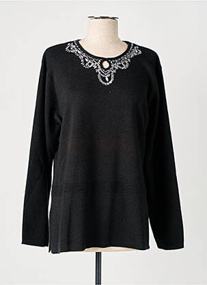 Pull noir TEMPO REALE pour femme