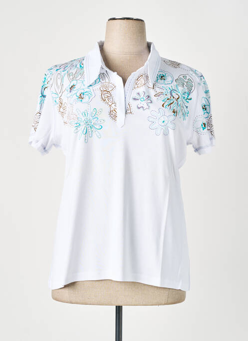 Polo blanc GRIFFON pour femme