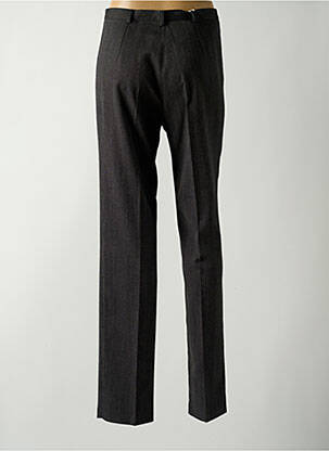 Pantalon droit fermeture zippée sous rabat boutonné taille normale noir COSTURA 40 femme
