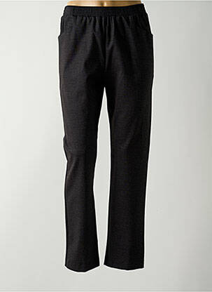 Pantalon droit stretch taille normale gris GRIFFON femme