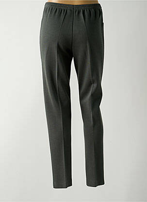 Pantalon droit stretch taille normale vert GRIFFON femme