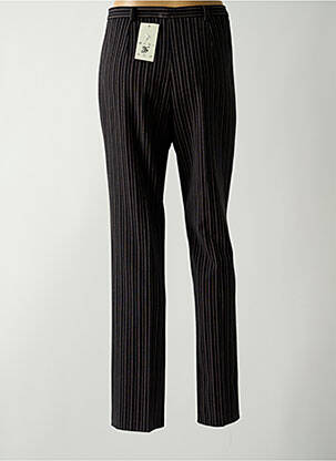Pantalon slim taille normale taille normale noir MERCI BONSOIR femme