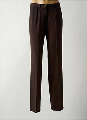 Pantalon droit marron COSTURA 40 pour femme