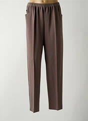 Pantalon droit marron GRIFFON pour femme seconde vue