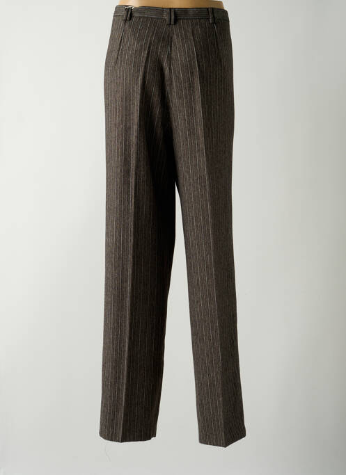 Pantalon droit fermeture zippée sous rabat boutonné taille normale noir COSTURA 40 femme