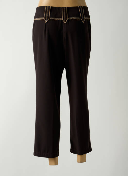 Pantalon 7/8 marron LISA CHESNAY pour femme