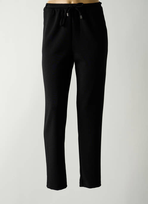 Pantalon droit noir GRIFFON pour femme