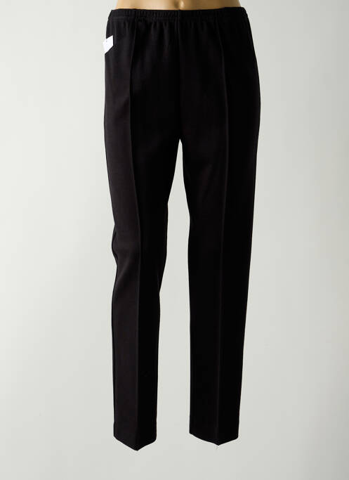 Pantalon droit noir GRIFFON pour femme