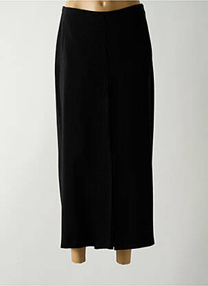 Pantalon large fermeture zip latéral taille normale noir GUY DUBOUIS femme