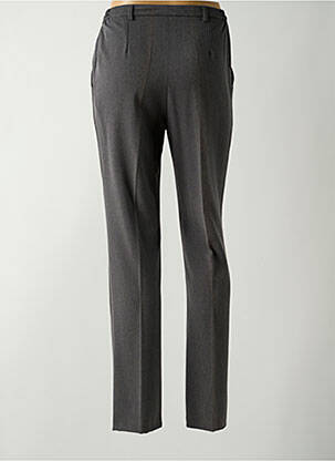 Pantalon droit fermeture zippée sous rabat boutonné taille normale gris GUY DUBOUIS femme