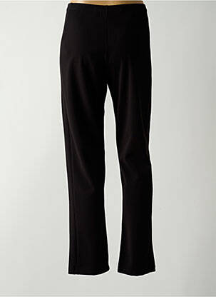 Pantalon droit stretch taille normale noir GUY DUBOUIS femme