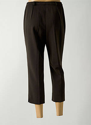 Pantacourt coupe droite taille normale marron GUY DUBOUIS femme